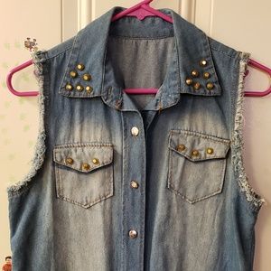 Women Jean Long Shirt